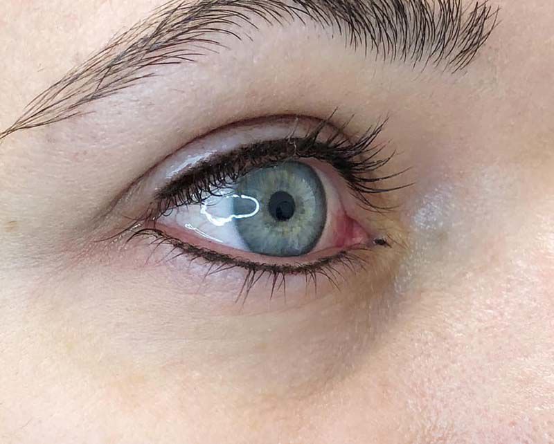 Tattooed eyeliner